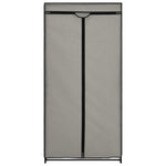 Wardrobes 2 pcs Grey 75x50x160 cm 282444