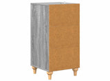 Drawer Cabinet Grey Sonoma 33 x 34.5 x 90 cm Engineered Wood 894161