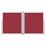 Retractable Side Awning Red 140x600 cm 48459