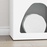 Sideboard White 40 x 35 x 100.5 cm Engineered Wood 891304