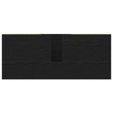 Bathroom Sink Cabinet Black Oak 80 x 33 x 60 cm Engineered Wood 862814