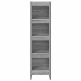 Book Cabinet Grey Sonoma 40 x 30 x 155 cm Engineered Wood 886375