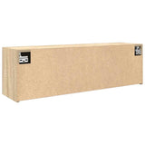 Bathroom Wall Cabinet Sonoma Oak 100x25x30 cm Engineered Wood 860096