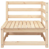 Garden Corner Sofa Solid Wood Pine 805660