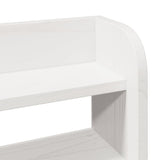 Bed Frame with Headboard without Mattress White 75x190 cm Small Single 3306747