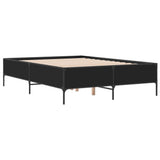 Bed Frame without Mattress Black 140x190 cm 3279807