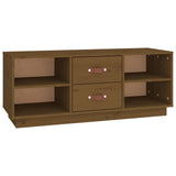 TV Cabinet Honey Brown 100x34x40 cm Solid Wood Pine 818228