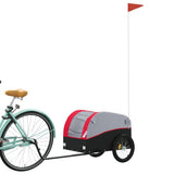 Bike Trailer Black and Red 30 kg Iron 94118