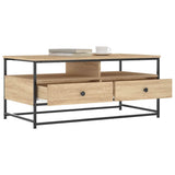 Coffee Table Sonoma Oak 100x51x45 cm Engineered Wood 835285