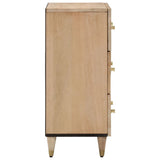Side Cabinet 60x33x75 cm Solid Wood Mango 358251