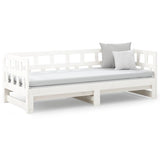 Pull-out Day Bed without Mattress White 2x cm 820223