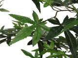 Artificial Maple Tree 224 Leaves 80 cm Green 359020