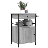 Kitchen Trolley Grey Sonoma 56x43x89.5 cm Engineered Wood 842394