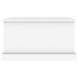 Storage Box White 70x40x38 cm Engineered Wood 816504