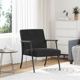 Armchair Black 59 x 75 x 78 cm Velvet 42017685