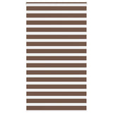 Zebra Blind Brown 130x230 cm Fabric Width 125.9 cm Polyester 4014397
