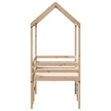 High Sleeper Bed without Mattress 90x190 cm Single Solid Wood Pine 3282138