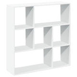 Room Divider Bookcase White 102x29x103.5 cm Engineered Wood 858048