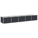 Raised Garden Bed Anthracite 400 x 80 x 55 cm cold-rolled steel 8006433
