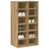 Shoe Rack Artisan Oak 54x34x100.5 cm Engineered Wood 855837