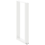 Bar Table Legs U-Shaped 2 pcs White 40x cm Steel 4013217
