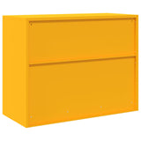 Storage Cabinet Mustard Yellow 90 x 40 x 70 cm Steel 891637