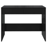 Desk Black 101x50x76.5 cm Engineered Wood 809558