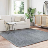 Shaggy Rug High Pile NAVARRA Light Grey 200x200 cm Polyester 4102882