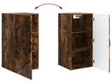 Wall-Mounted Cabinet Smoked Oak 33 x 34.5 x 90 cm 898930