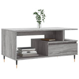Coffee Table Grey Sonoma 90x49x45 cm Engineered Wood 831018