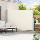 Patio Retractable Side Awning 200x300 cm Cream 313412