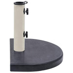 ZNTS Umbrella Base Black 40x28x4 cm Granite 313668