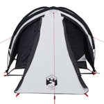 ZNTS Camping Tent Dome 2-Person White Blackout Fabric Waterproof 94342