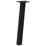 Coffee Table Legs 4 pcs Black 42 cm Steel 4012488