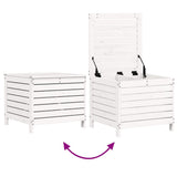 5 Piece Garden Sofa Set White Solid Wood Pine 3250501