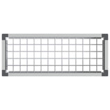 Garden Raised Bed Grey 75 x 30 x 22 cm WPC and Aluminium 42039086