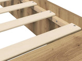 Bed Frame with Storage Artisian Oak 80 x 200 cm Engineered Wood 3429564