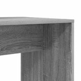 Desk with Shelf Grey Sonoma 138.5 x 55 x 143 cm Engineered Wood 3337254