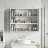 Bathroom Mirror Cabinet White 73.5 x 16 x 62.5 cm 889167
