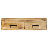 Wall-mounted TV Cabinet 80x30x19 cm Solid Rough Wood Mango 4017461
