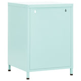 Nightstands 2 pcs Mint 35x35x51 cm Steel 3095219