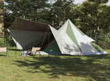 Tipi Tent with Roof Green 510 x 690 x 330 cm Taffeta 42000984