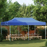 Marquee Blue Oxford fabric, Powder-coated steel 3x6 m Foldable 42506