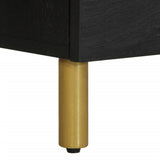 Bedside Cabinet Black 50x33x62 cm Engineered Wood 4017657
