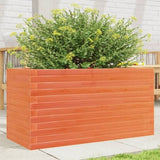 Garden Planter Wax Brown 90x40x46 cm Solid Wood Pine 3282446