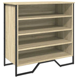 Shoe Cabinet Sonoma Oak 80x38x78 cm Engineered Wood 848650