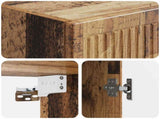 Wall-Mounted Cabinet Old Wood 33 x 34.5 x 90 cm Engineered Wood 897913