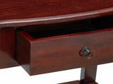 Console Table Brown 50 x 29.5 x 76 cm Solid Mahogany Wood 42009938