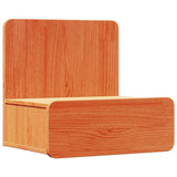 Bedside Table Wax Brown 44 x 32.5 x 40 cm Solid pine wood 873491