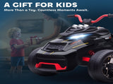 12V Kids Electric Ride On Car with 3 Wheeler, MP3 Player, Horn, 2 Speeds, LED Lights for Boys & T3398P422429